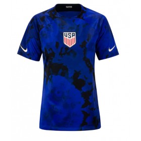Damen Fußballbekleidung Vereinigte Staaten Auswärtstrikot WM 2022 Kurzarm